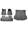 2021-2023 Tesla Model 3 Floor Mats Interior Liners & Rear Trunk Mat Set - WooEV
