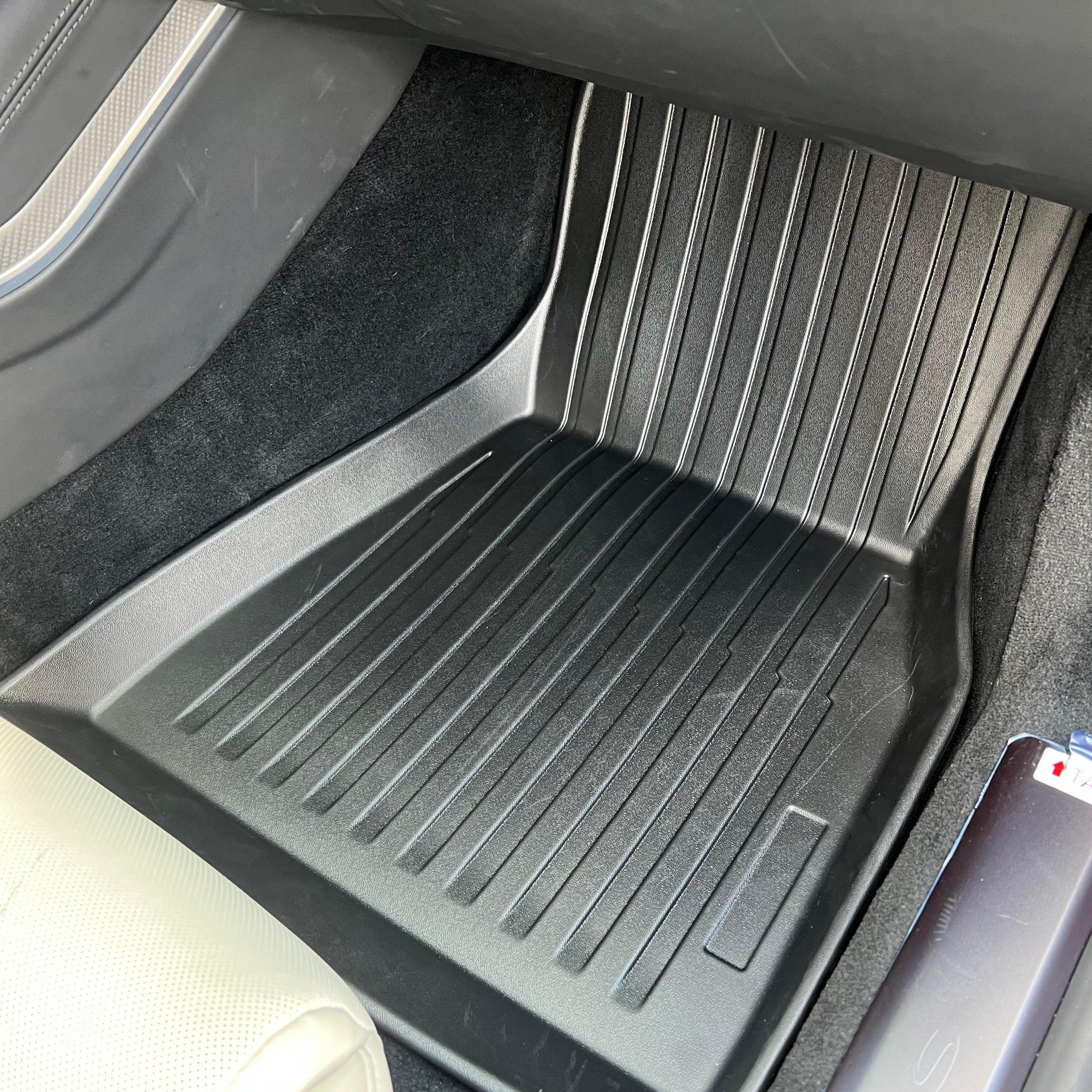 2021-2023 Tesla Model S Floor Mats & Rear Trunk Mat Set - WooEV