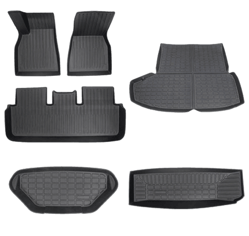 2021-2023 Tesla Model S Floor Mats Full Set (Plaid and Long Range) - WooEV
