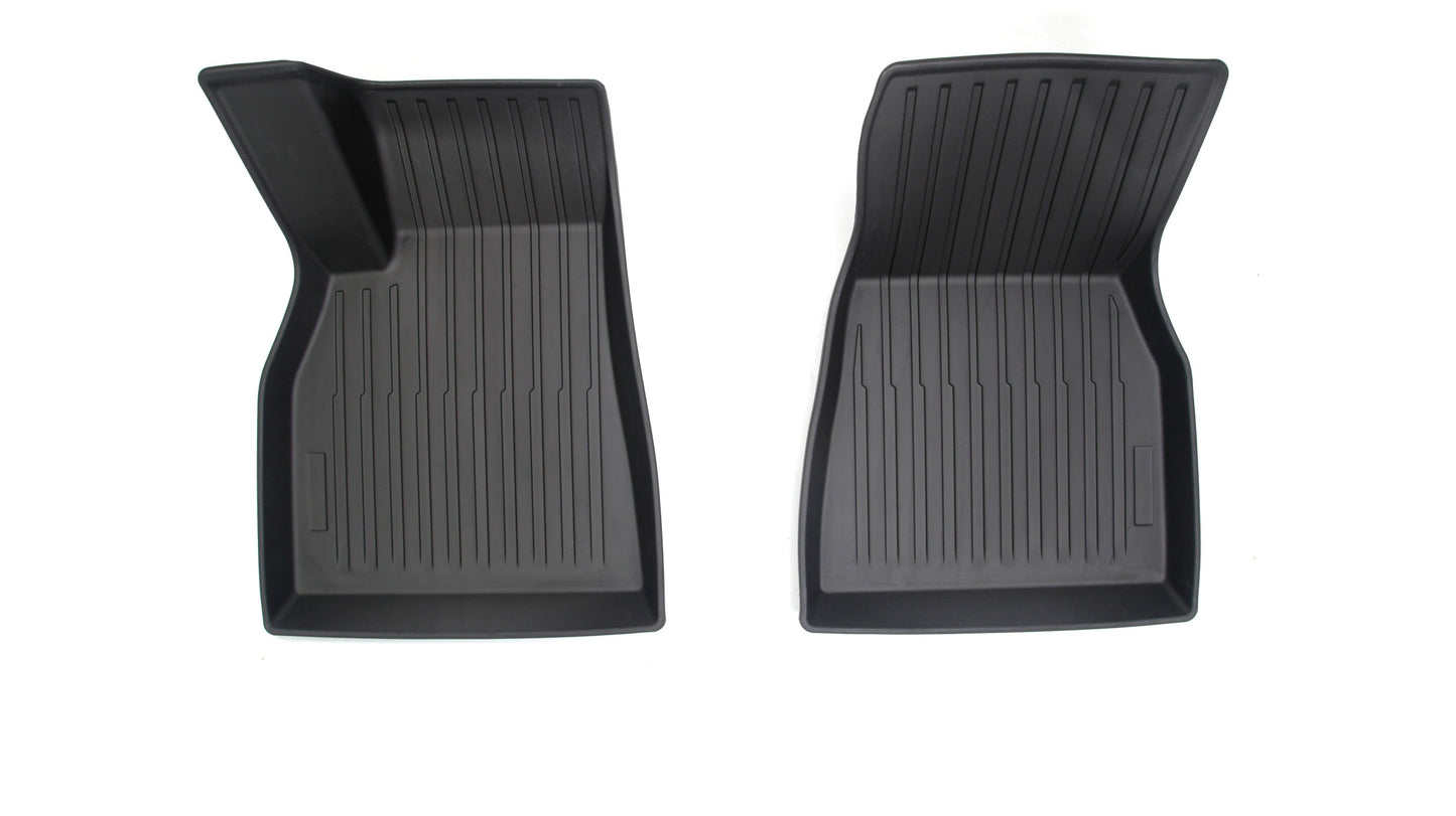 2021-2023 Tesla Model S Floor Mats Full Set (Plaid and Long Range) - WooEV
