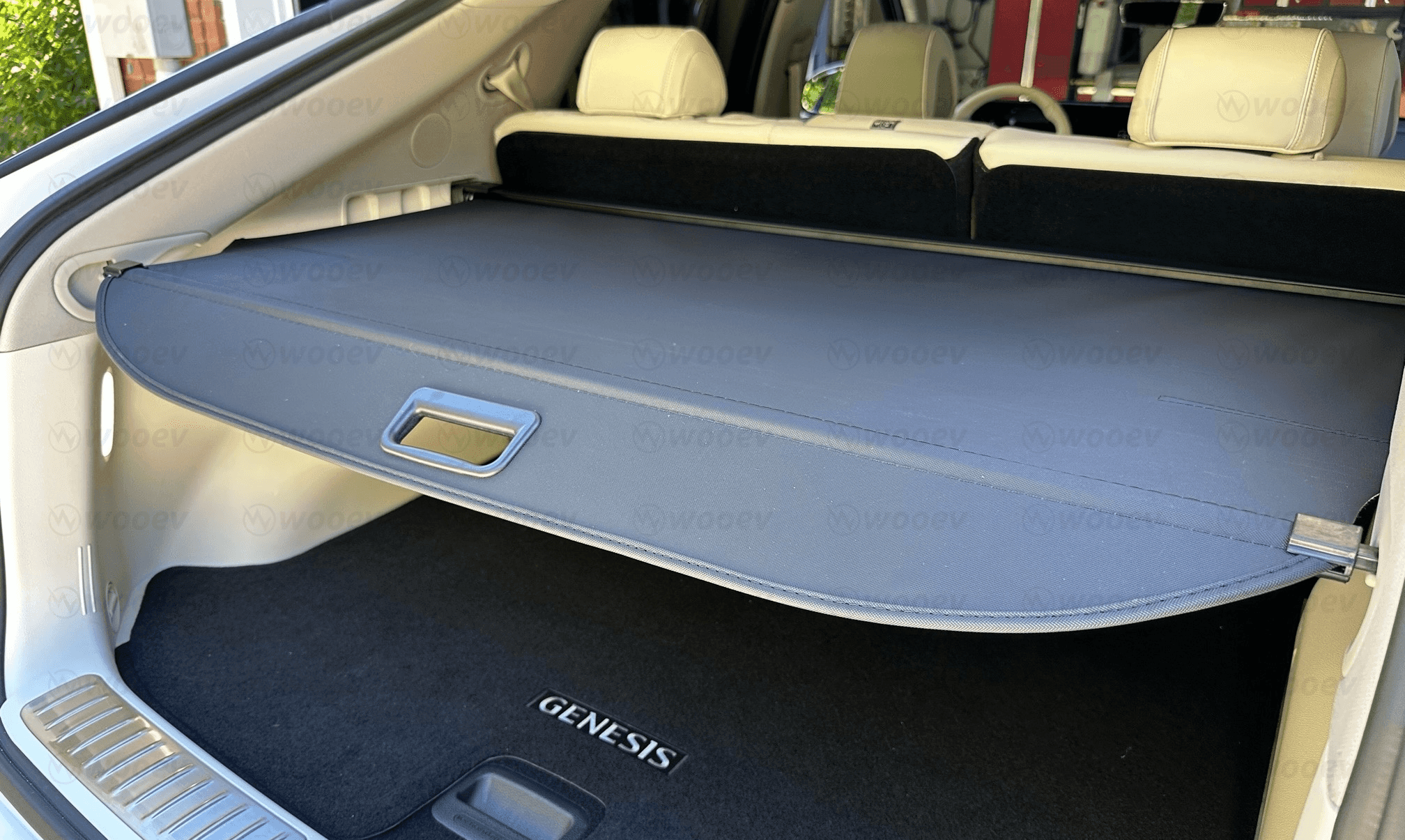 Genesis GV60 Rear Trunk Privacy Cargo Cover (Retractable) - WooEV