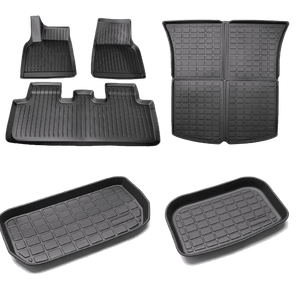 2020-2023 Tesla Model Y Floor Mats Full Set (5 Seater) - WooEV