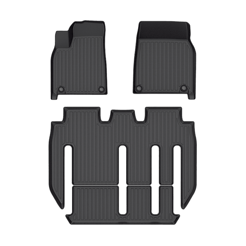 LinerX Floor Mats for 2022-2023 Tesla Model X (7 Seater) - WooEV