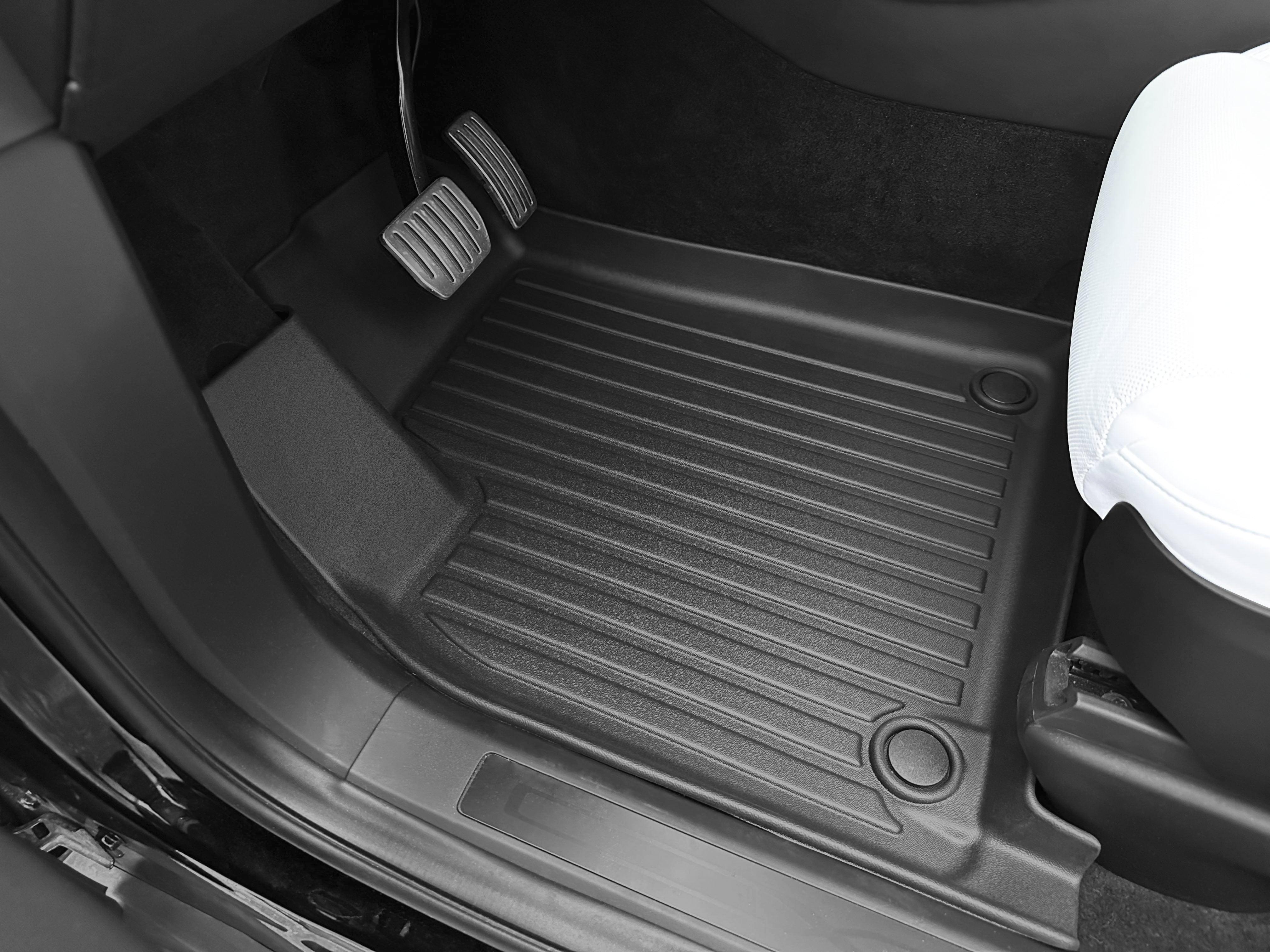 Heavy Duty Floor Mats 7-Seater for Tesla Model X (2018-Aug 2020) - TesKings